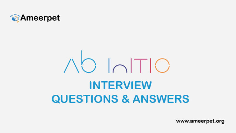 Ab Initio Interview Questions and Answers