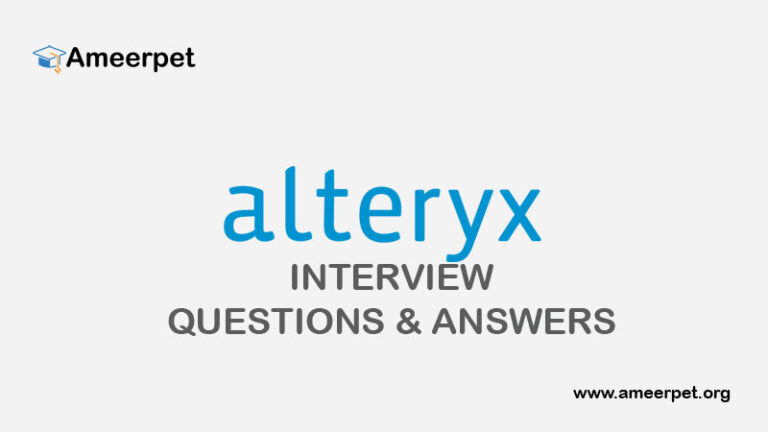 Alteryx Interview Questions and Answers